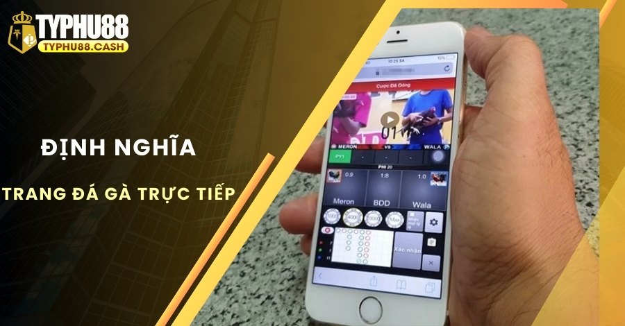 Định nghĩa về trang đá gà trực tiếp